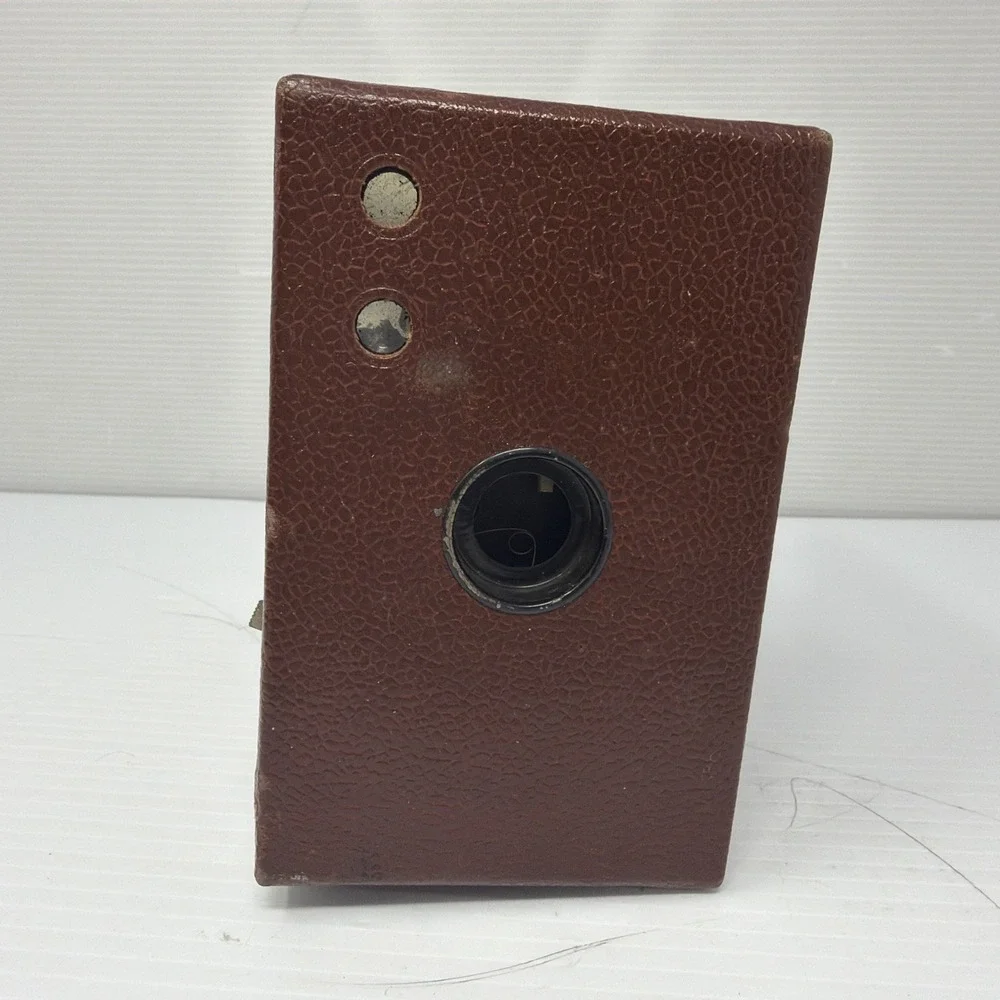 Kodak Eastman No 2A Model C Brown Brownie Box Camera Uses 116 Film Untested